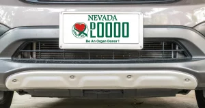 organ donor license plate